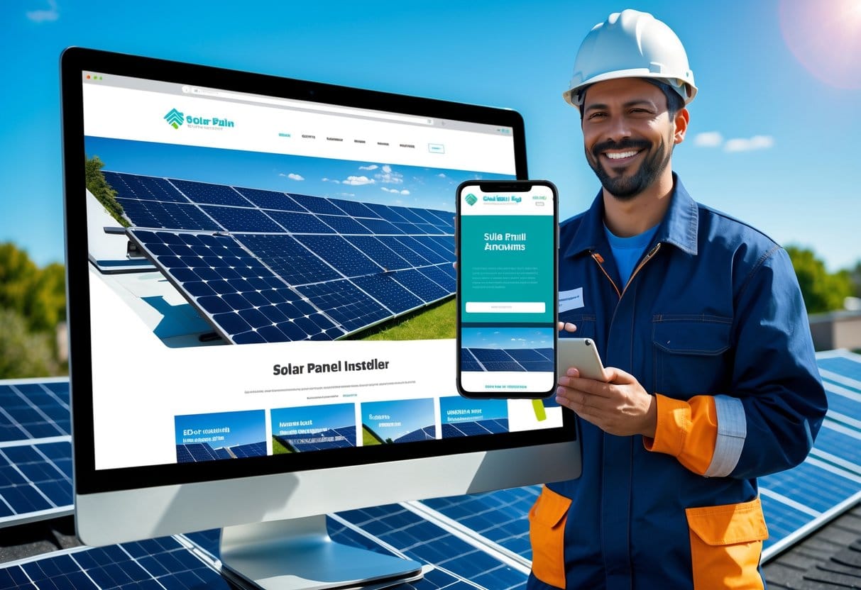 Guide til en flot hjemmeside til en solcellemontor